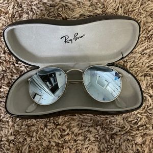 Rayban Round Flash Lenses